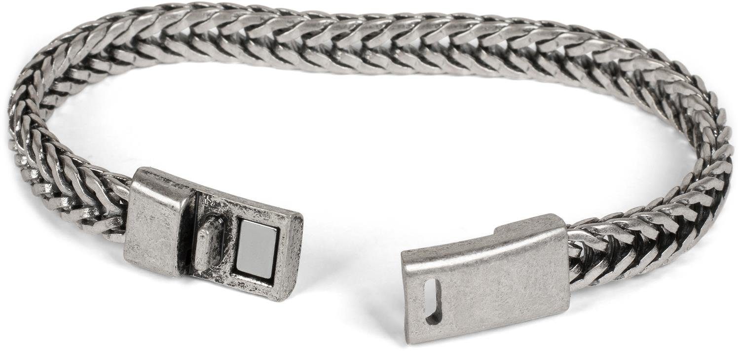 styleBREAKER Armkette Armband Zopfkette mit Magnetverschluss (1-tlg)