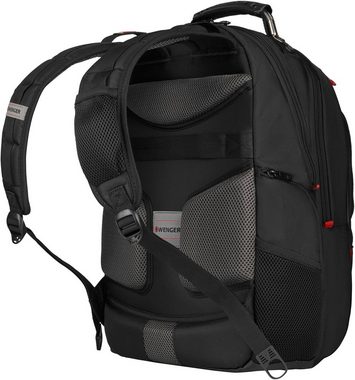 Wenger Laptoprucksack Pegasus Deluxe, schwarz, für Laptops bis 16 Zoll inkl. USB-Schleuse