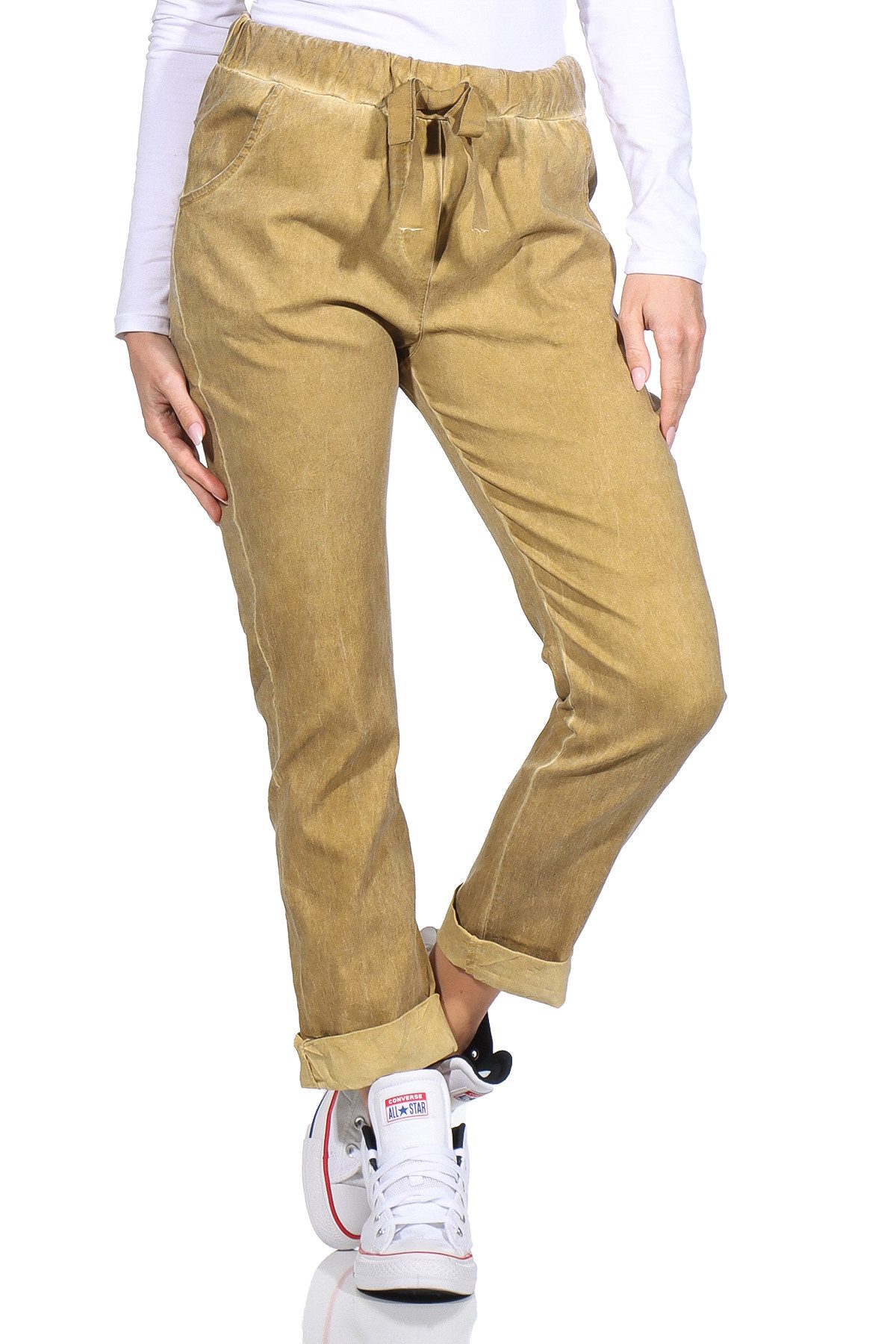 simaranda Sweathose Freizeithose 21515 Sweatpants im Vintage Look Joggpants