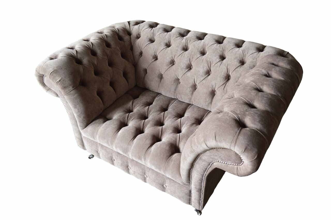Luxus Europe 1 JVmoebel Couch Polster, Stoff Sofa Sitzer In Textil Couchen Made Chesterfield Sessel