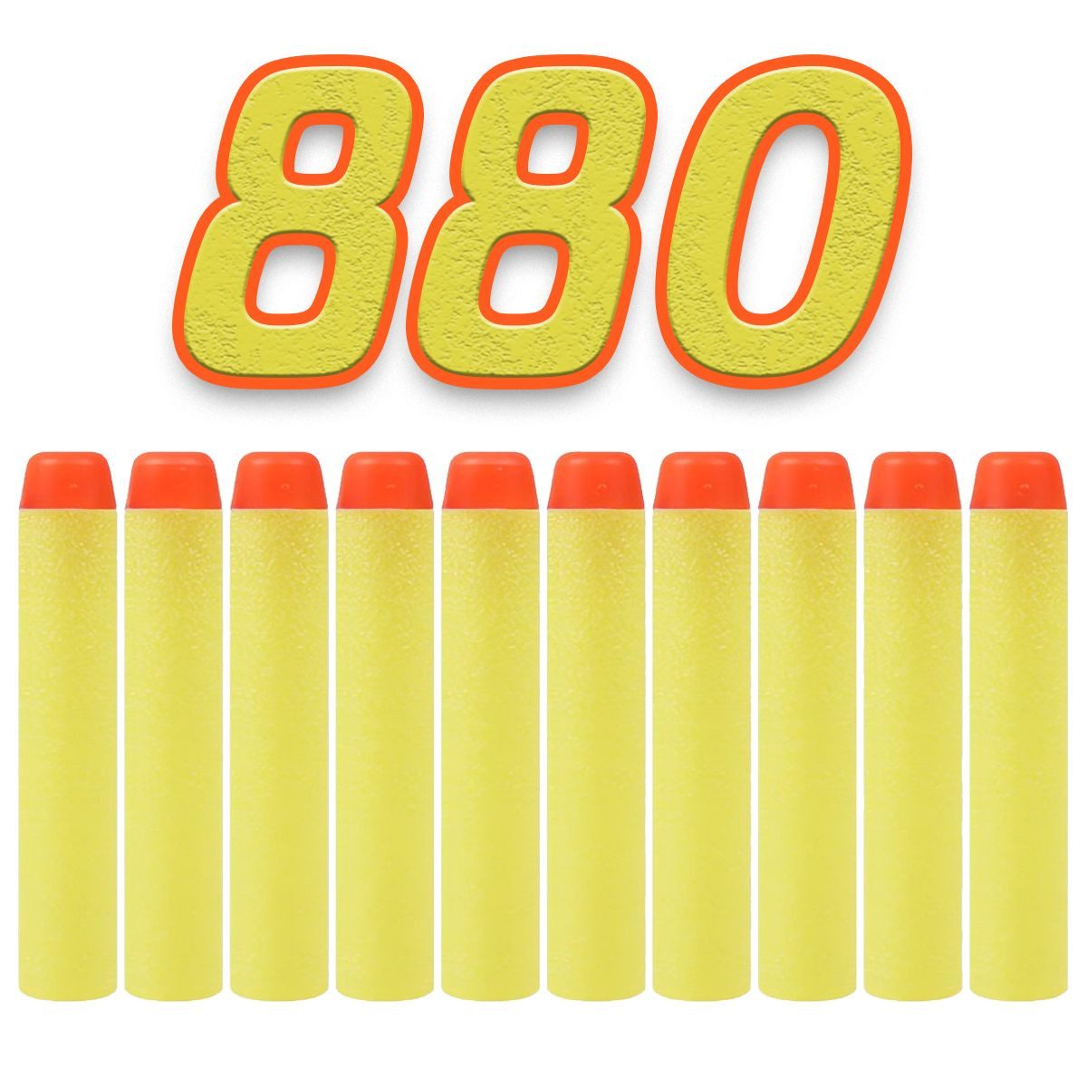König Design Dartpfeil 880 Soft Nachfüll Foam Darts Стрелки Elite Clip für NERF N-Strike, Ersatzpfeile Munition Foam Darts kompatibel mit Nerf Hasbro Fortnite