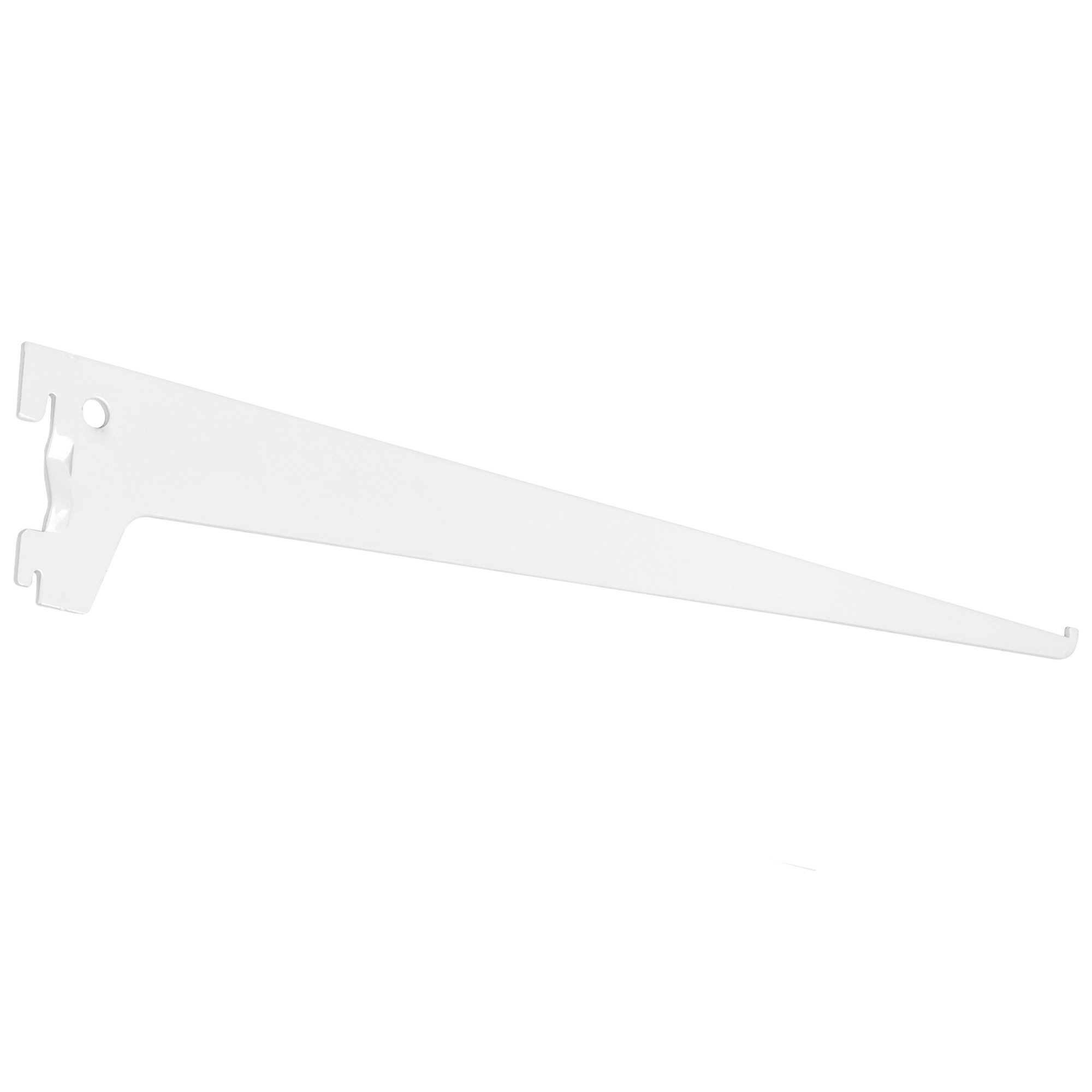 ib style Wandregal 2er Set Regalbodenträger Regalträger 1-reihig 25cm weiß, Regalschienen - Regalbodenträger - Raster 50mm – Bild 4 von 4