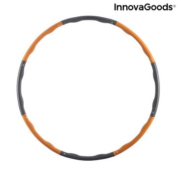 InnovaGoods Hula-Hoop-Reifen Hula Hoop Reifen Bauchtrainer 1Kg Fitness Ring Training Schaumstoff 8 Teile