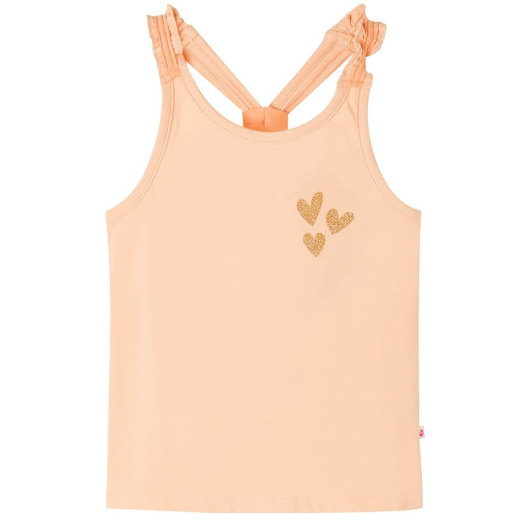 vidaXL Tanktop Kinder-Tanktop Hellorange 128