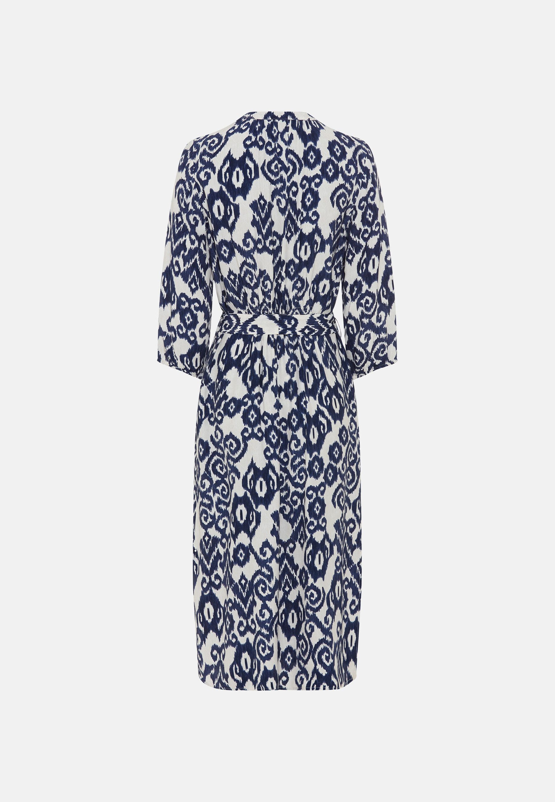 Olsen Midikleid mit Taillengürtel