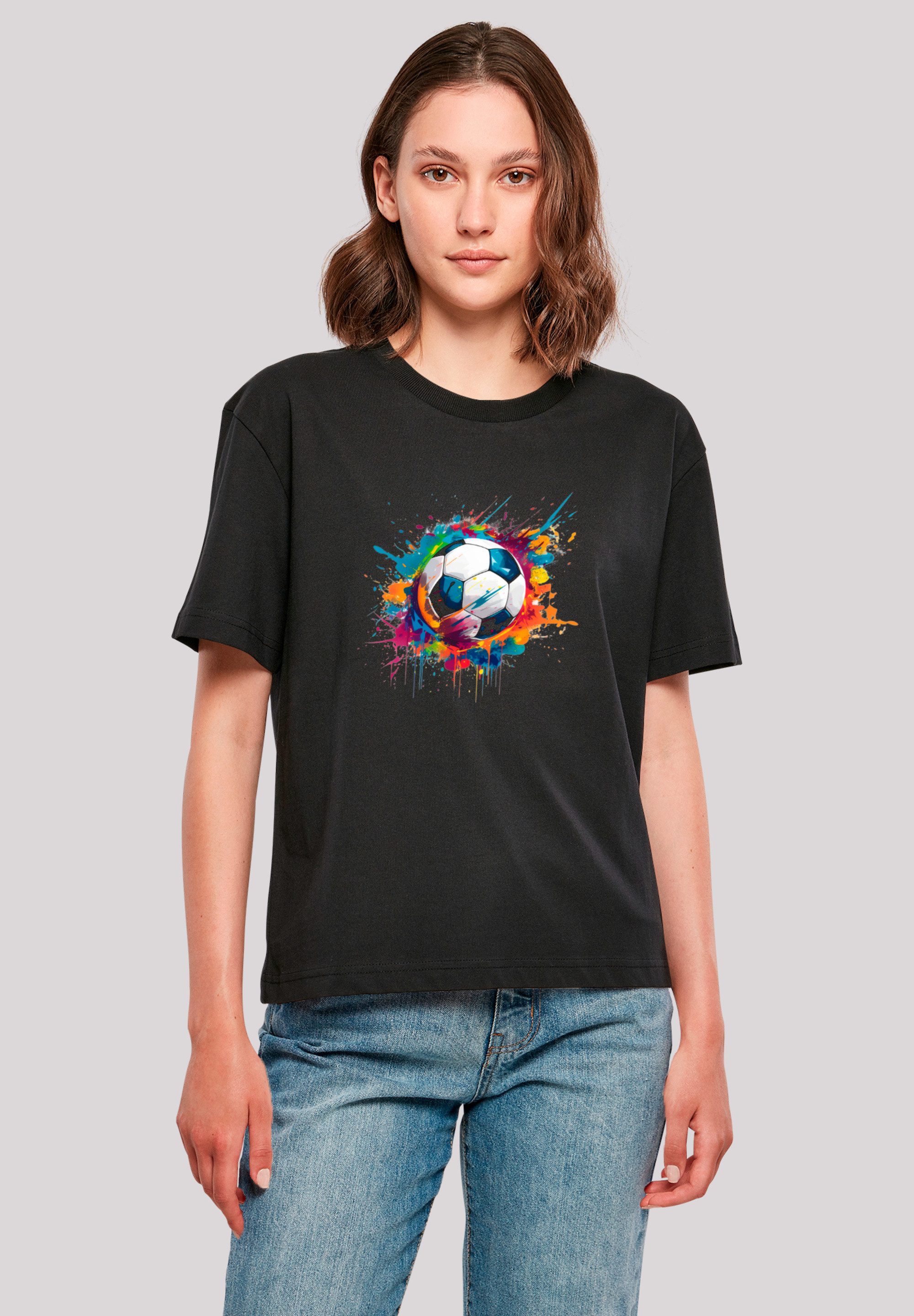 F4NT4STIC T-Shirt Bunte Fußball Grafik Premium günstig online kaufen