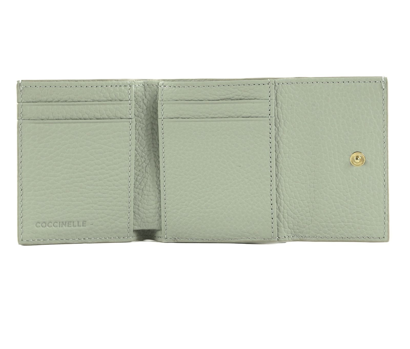 COCCINELLE Geldbörse Wallet Grained Leather, aus echtem Rindsleder mit RFID-Blocker Schutz