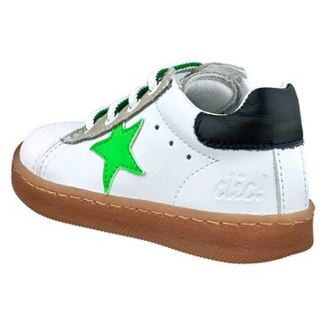 Clic Clic Lauflernschuhe Schuhe Kinder Leder Weiß 20302 Schnürschuh