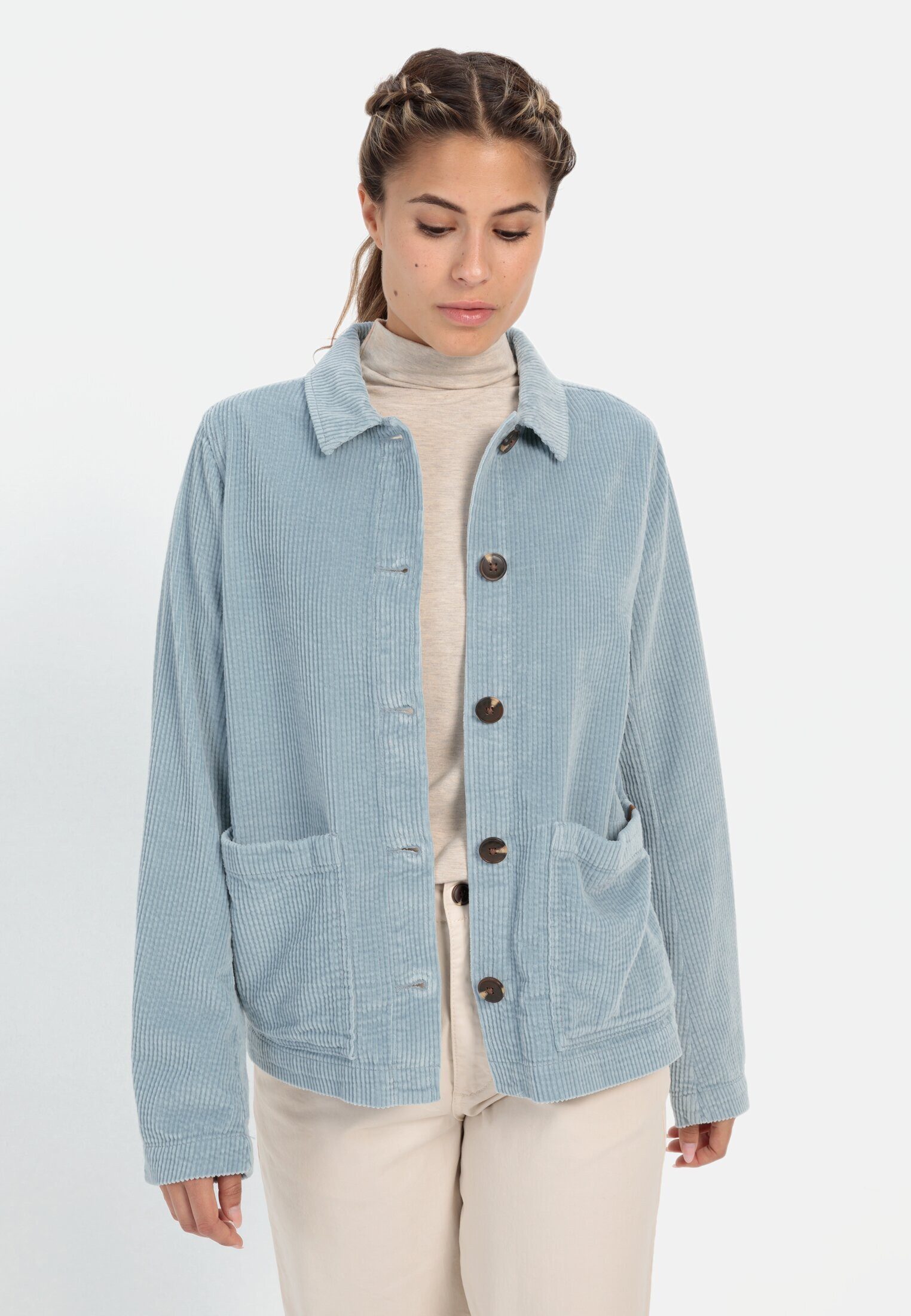 Cordjacke aus reiner Baumwolle