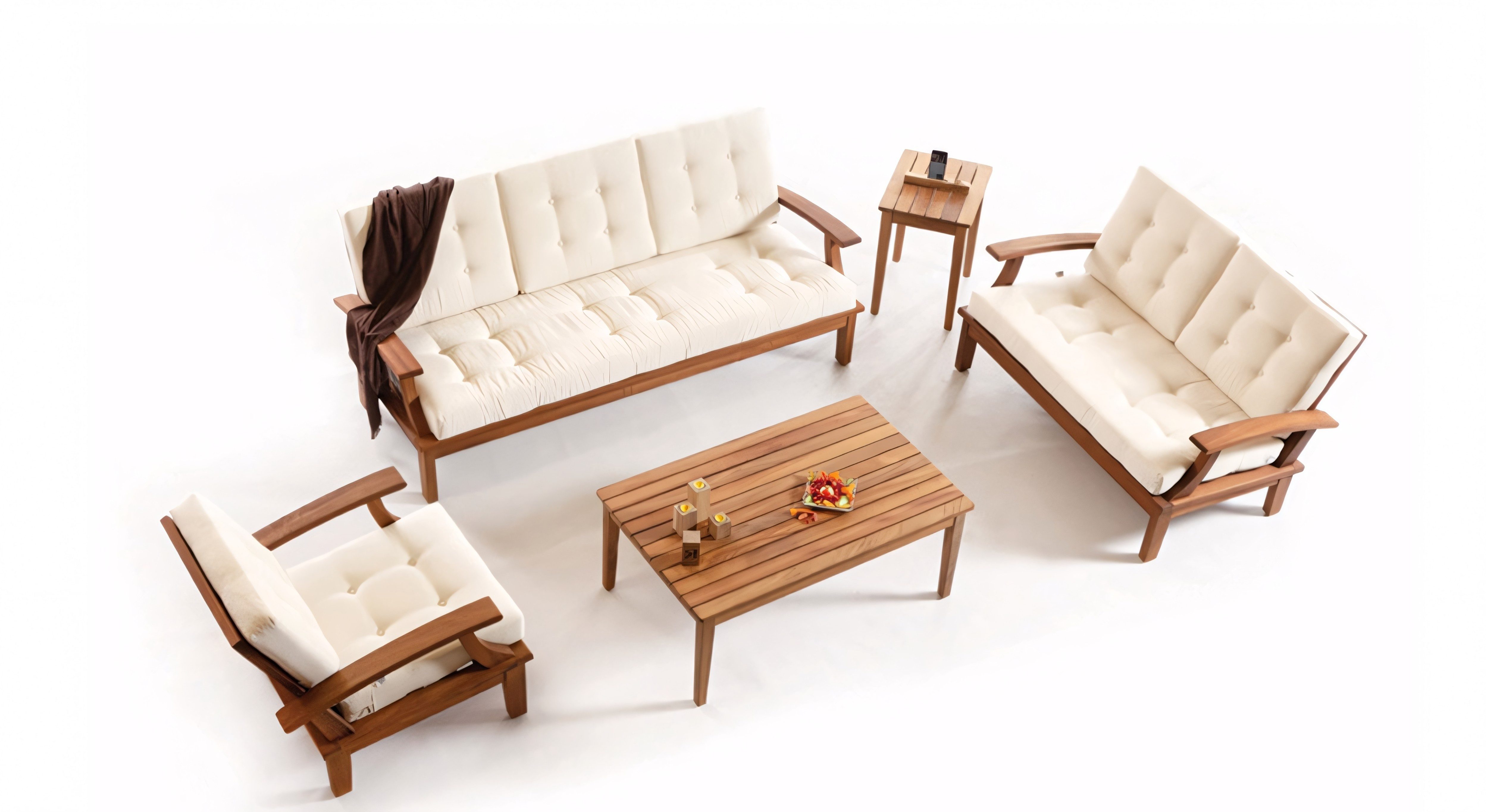 Xlmoebel Gartensofa Gartensofa von XLMOEBEL in Beige mit komfortabler Polsterung, 1 Teile, Made in Europa