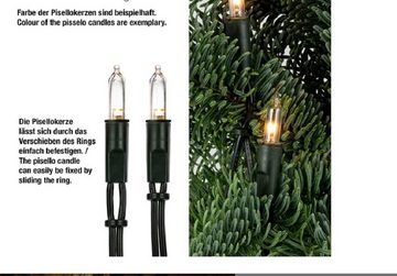 Hellum LED-Lichterkette Pisello 100 BS bunt/grün innen