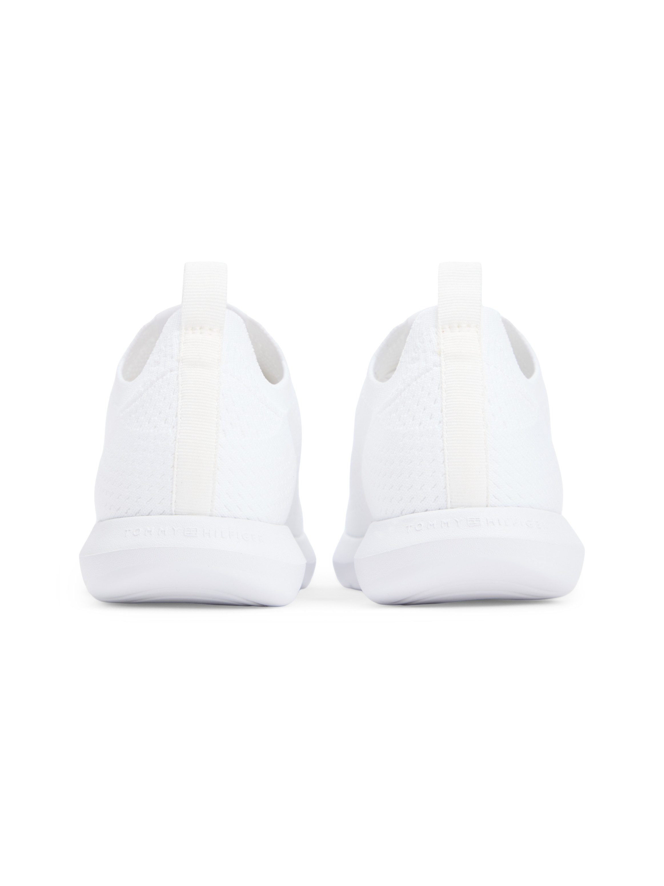 Tommy Hilfiger TH KNIT EXTRALIGHT RUNNER Slip-On Sneaker Freizeitschuh, Halbschuh, Slipper mit elastischen Schnürsenkeln