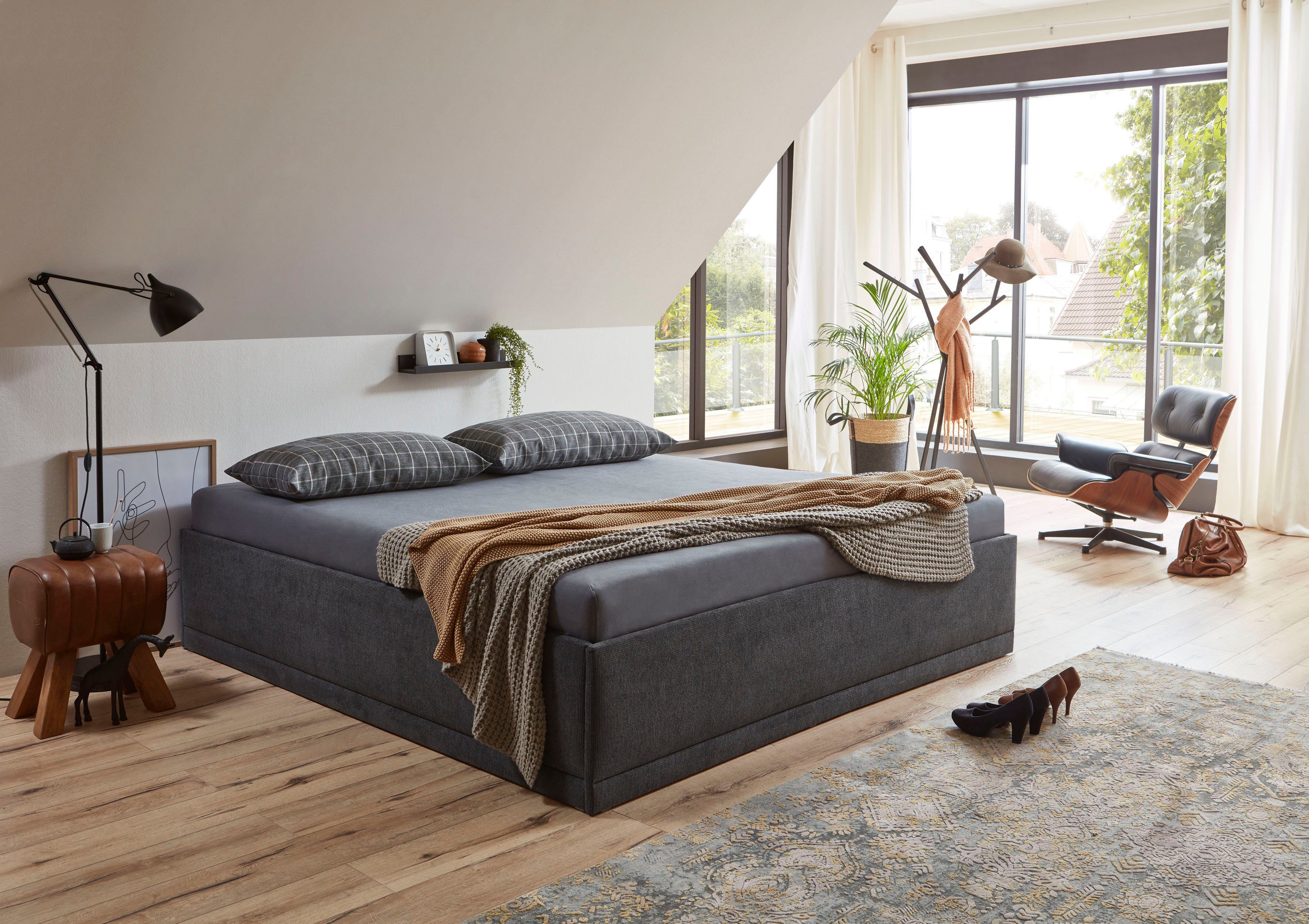 Westfalia Schlafkomfort Polsterbett "Texel" Komforthöhe mit Zierkissen, Bet günstig online kaufen