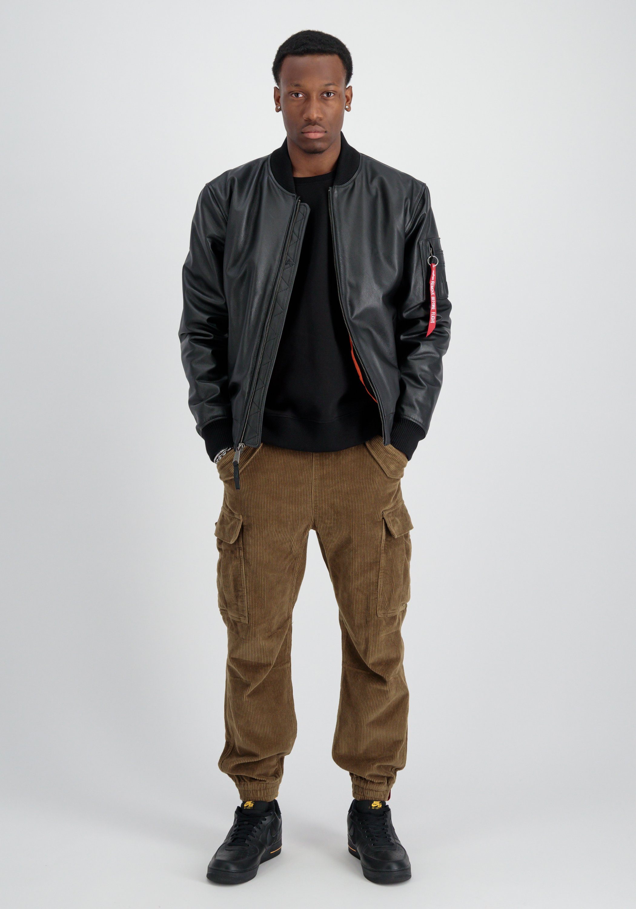 Alpha Industries Lederjacke MA-1 Leather LF