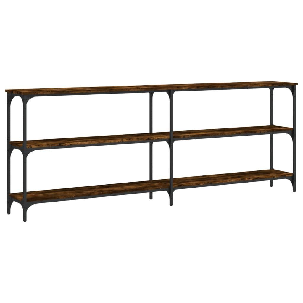 vidaXL Beistelltisch Konsolentisch Räuchereiche 200x29x75 cm günstig online kaufen