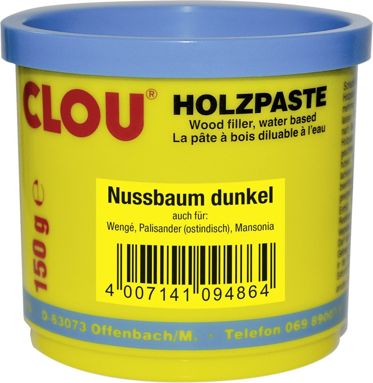 CLOU g Holzpaste dunkel nussbaum 150 Clou Holzlack