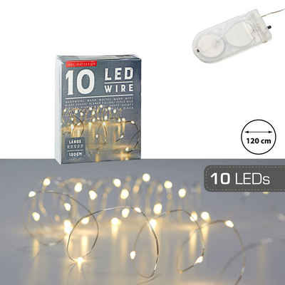 CEPEWA LED-Lichterkette LED Lichterkette warmweiß Weihnachten Leuchtdraht