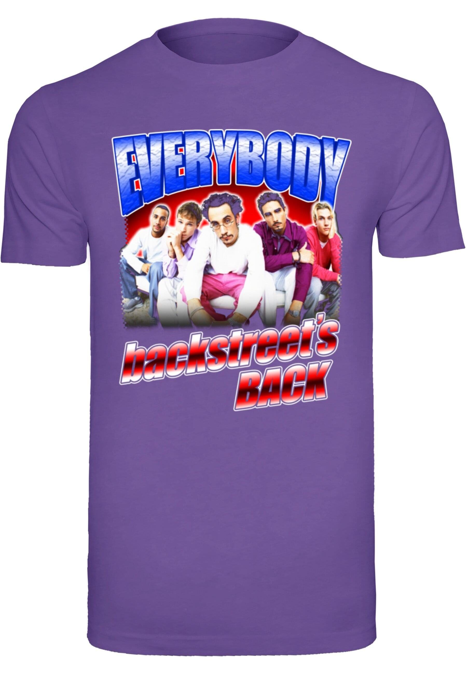 Merchcode T-Shirt Herren Backstreet Boys - Everybody T-Shirt Round Neck (1-tlg) ultraviolet