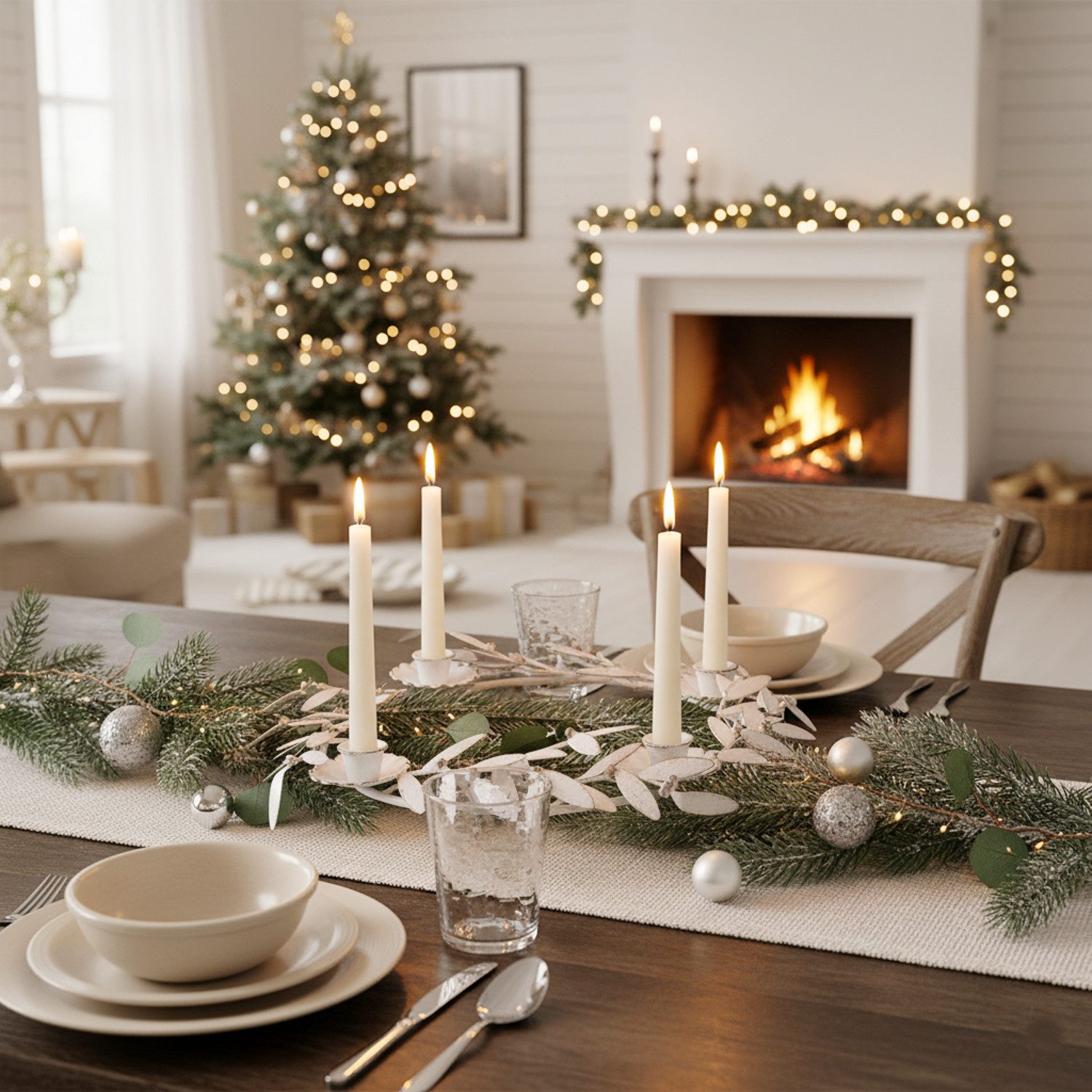 Macosa Home Adventskranz Blätter Creme Shabby Metall 35 cm Landhaus, Advent günstig online kaufen