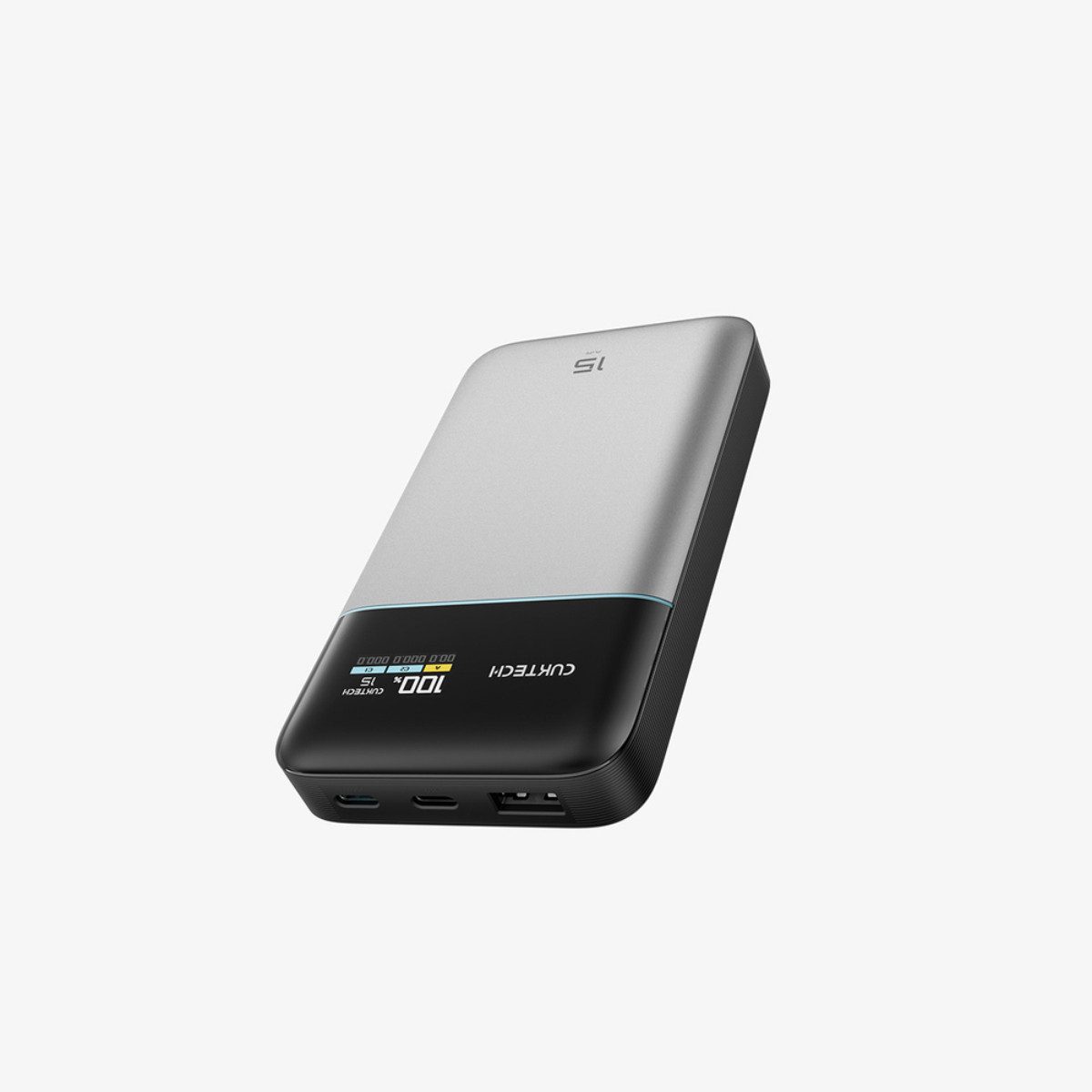 Cuktech PB150S Powerbank 15000 mAh (5, 9, 12, 15, 20 V), 100W Schnellladen mit TFT Display und Mehrfachanschlüssen