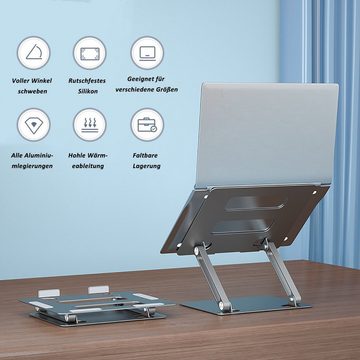 CALIYO Laptop Ständer Verstellbarer Laptop Stand Ausblendbar laptopständer Tablet-Halterung