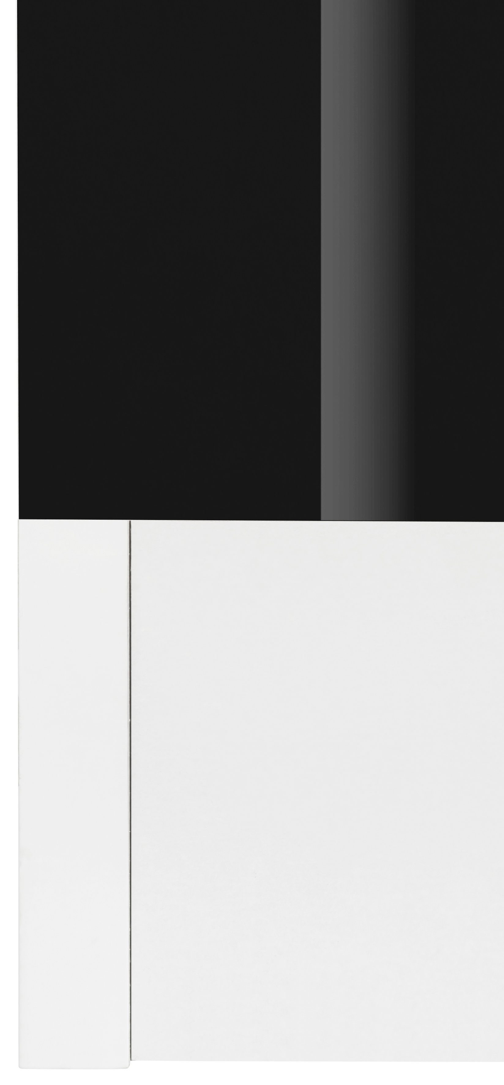 Hochglanz borchardt weiß cm matt/schwarz Möbel Schubkastenkommode Vaasa, 76 Breite