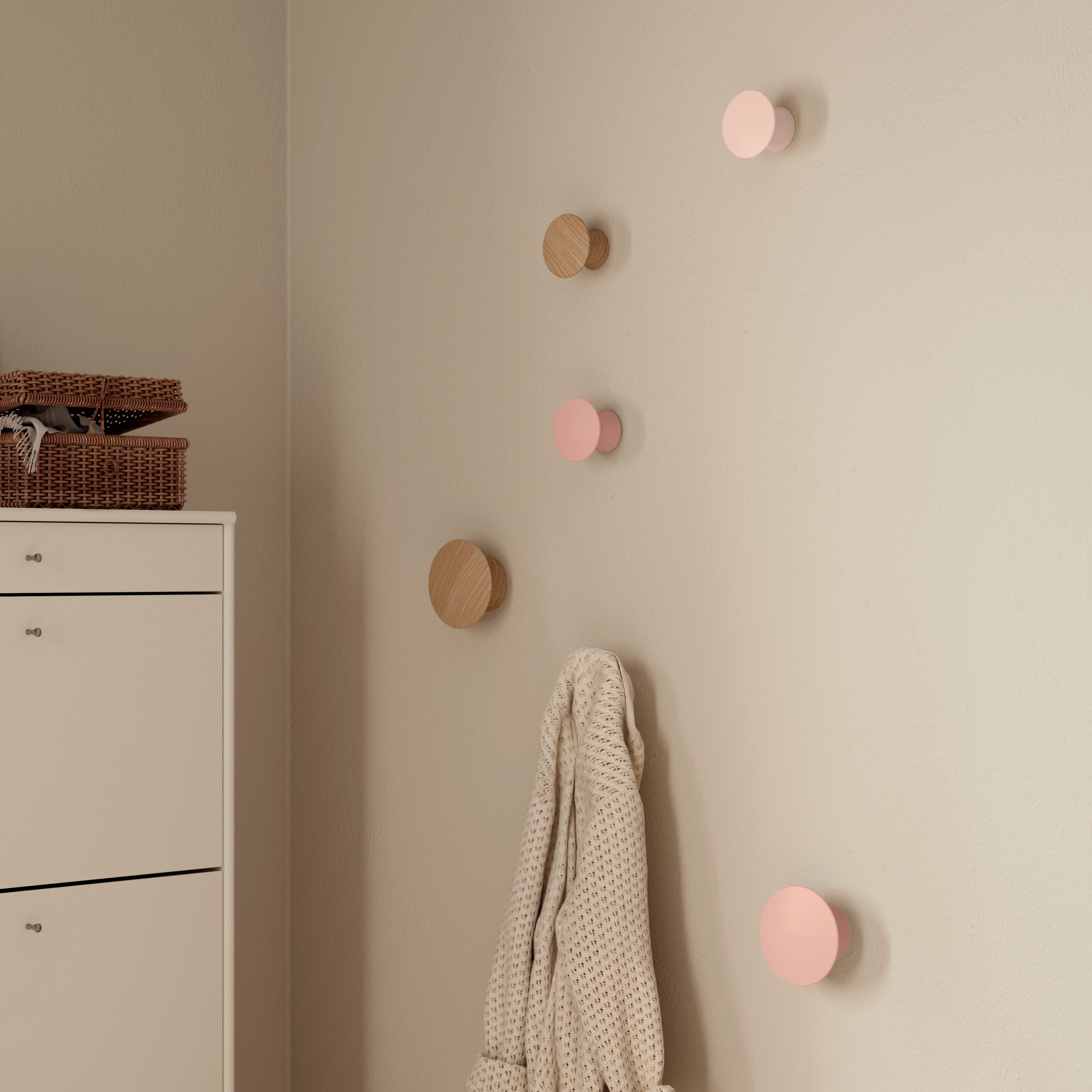 Hammel Furniture Hakenleiste Mistral Wandgarderobe, Hakenleiste, (1 St), aus massivem Holz, Ø 9 oder Ø 13 cm