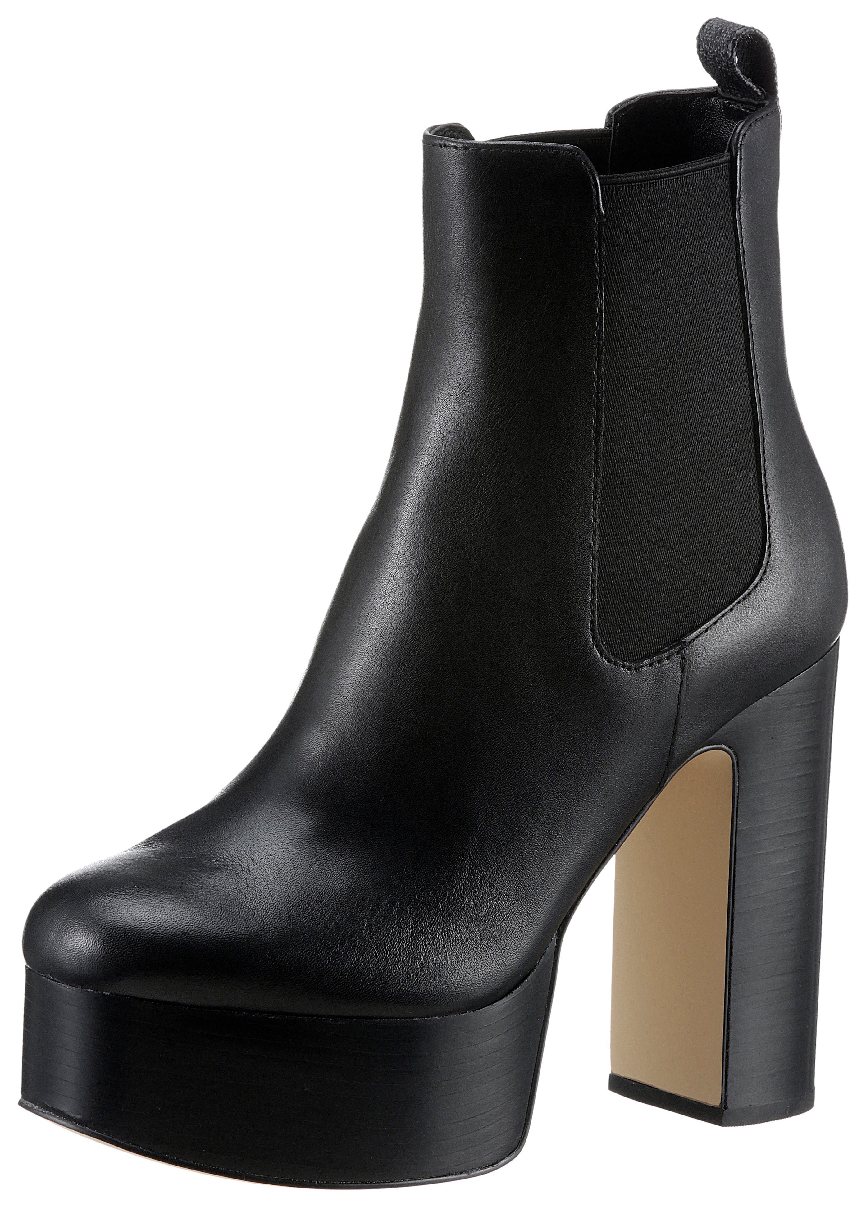 MICHAEL KORS NATASHA BOOT Plateaustiefelette mit beidseitigem Stretcheinsatz