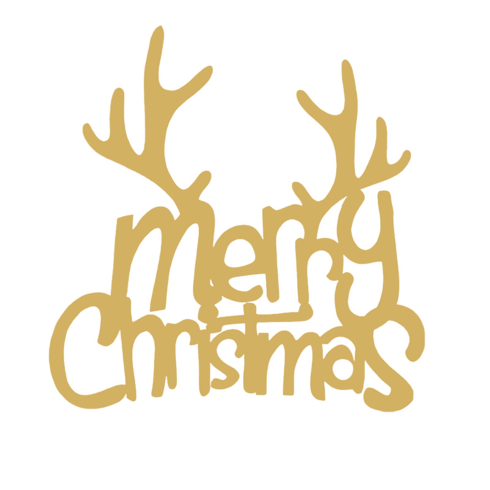 Jumpeak Wanddekoobjekt wanddekoration metall,Weihnachtsdekorationen,Frohe W günstig online kaufen