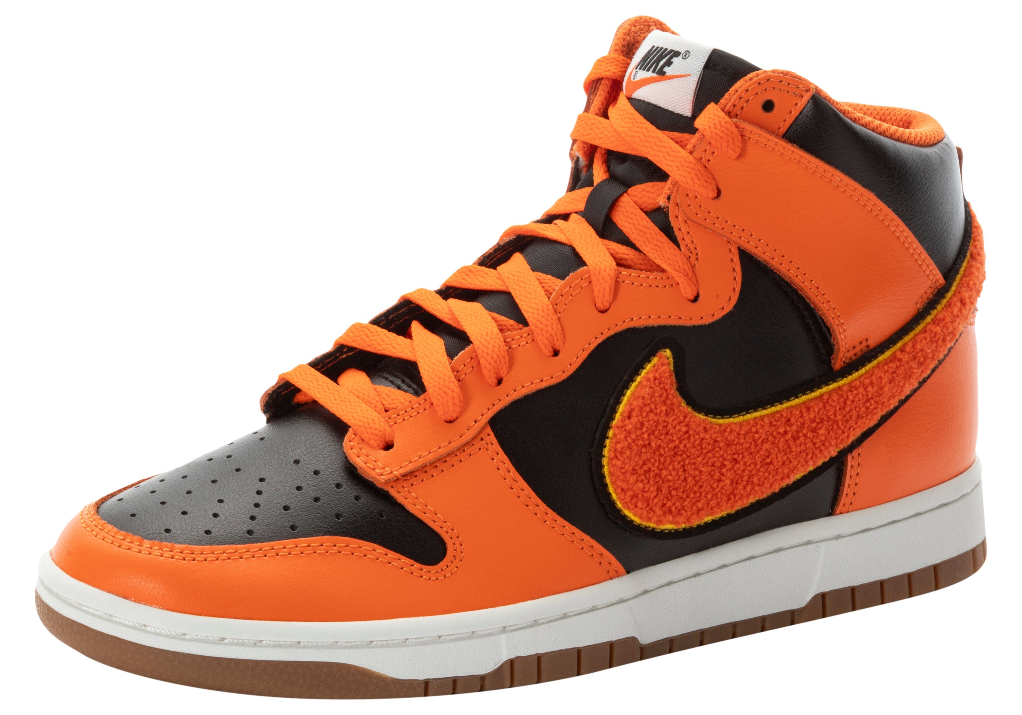 Nike Sportswear Nike Dunk High University Chenille Swoosh Safty Orange Кросівки