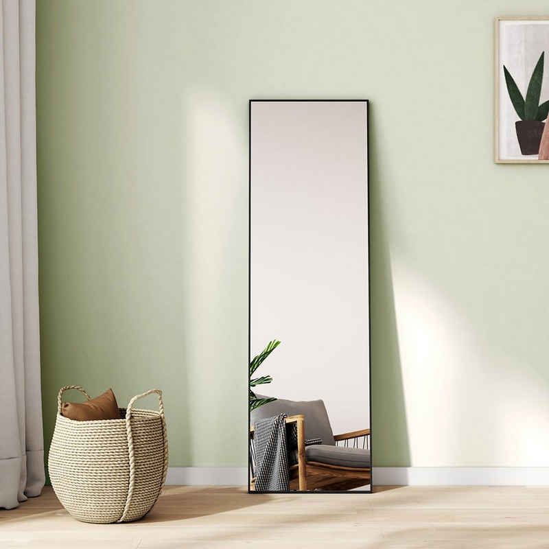 S'AFIELINA Ganzkörperspiegel »120x37cm Ganzkörperspiegel HD Standspiegel Wandspiegel mit Haken«, Ankleidezimmer, Schlafzimmer, Wohnzimmer