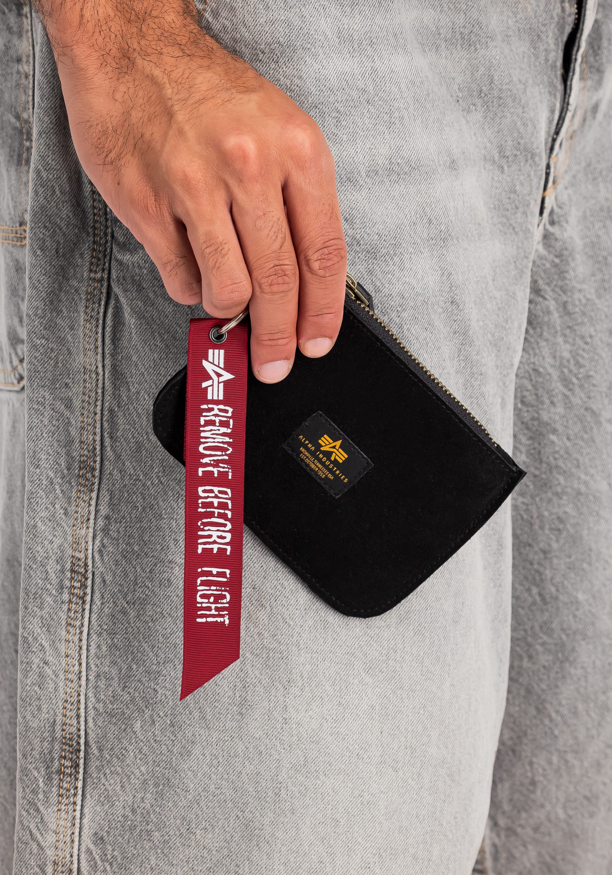 Alpha Industries Geldbörse Leather Coin Wallet