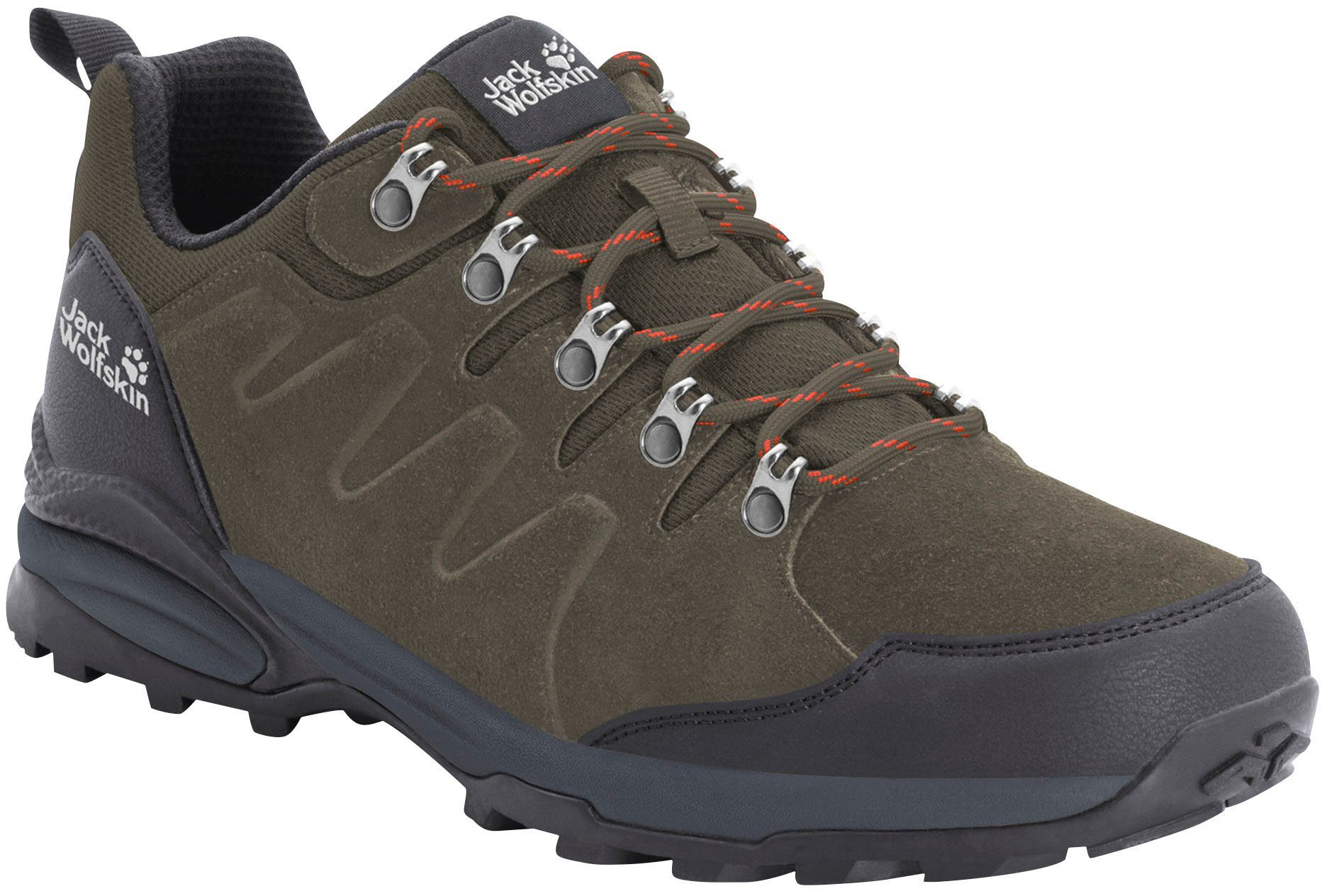 Jack Wolfskin REFUGIO TEXAPORE LOW M Wanderschuh wasserdicht, Trekkingschuh günstig online kaufen