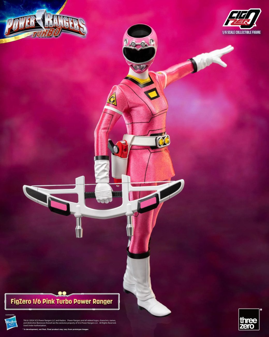 ThreeZero Actionfigur Power Rangers Turbo FigZero Actionfigur 1/6 Pink Turbo Power Ranger 30