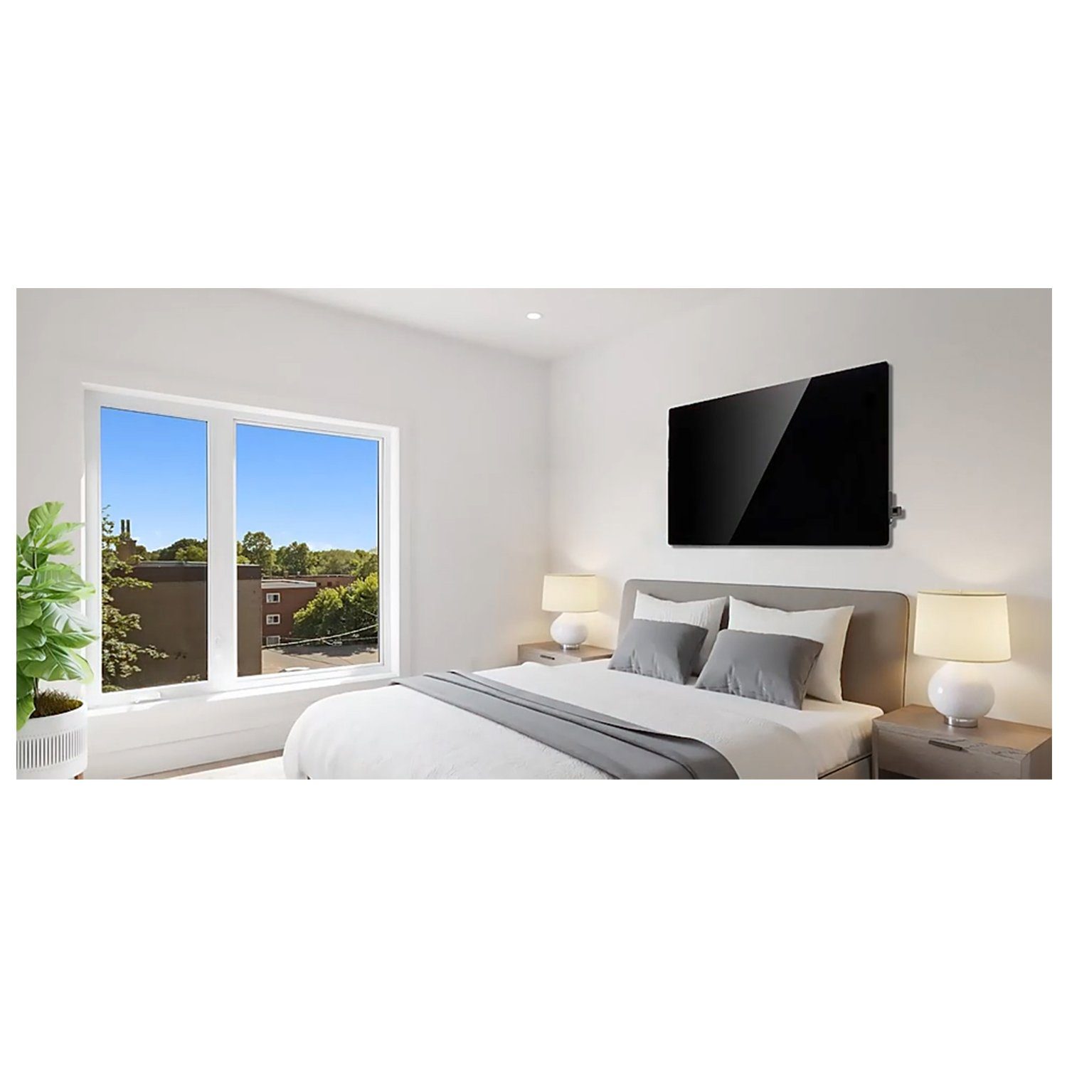 Maclean Heizkörper MCE536, Carbon-Kristallglas-Elektroheizung