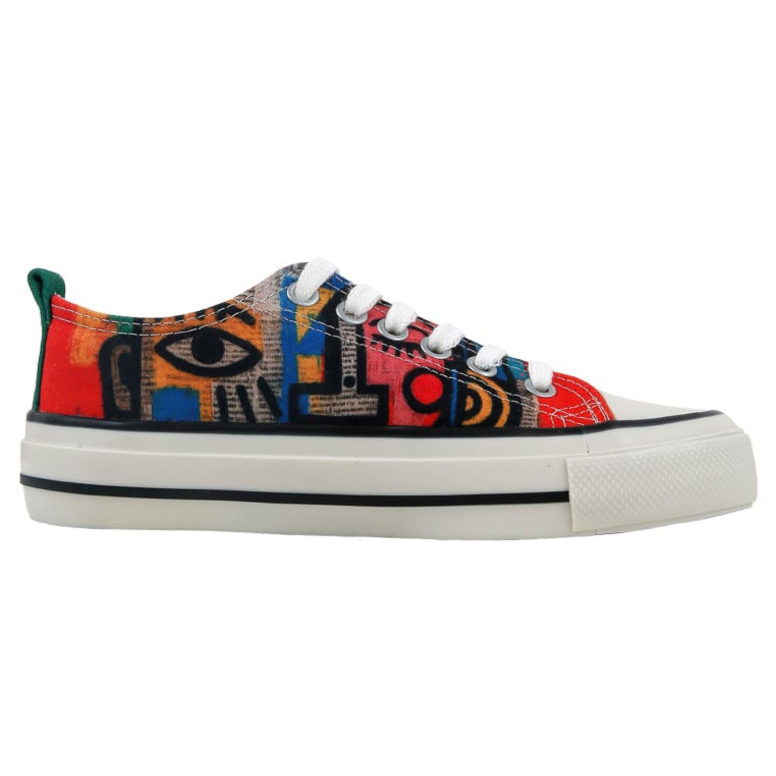 DOGO Liria Low-Top Sneaker Mad Face Damen Sneaker Ballerina Handgefertigt