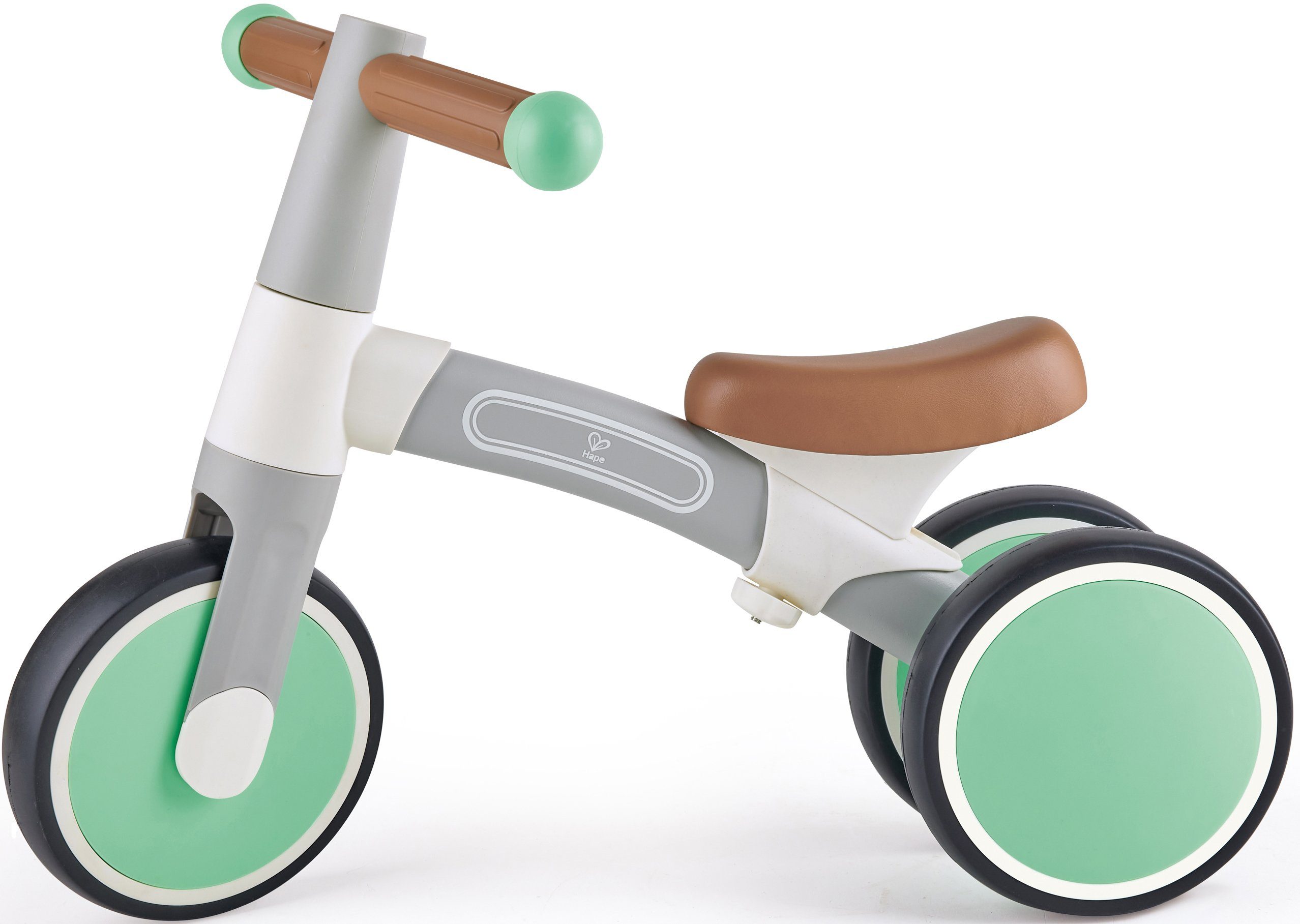 Hape Dreirad Mein erstes Lauf-Dreirad, Hellgrau, mit leichtem Aluminiumrahm günstig online kaufen