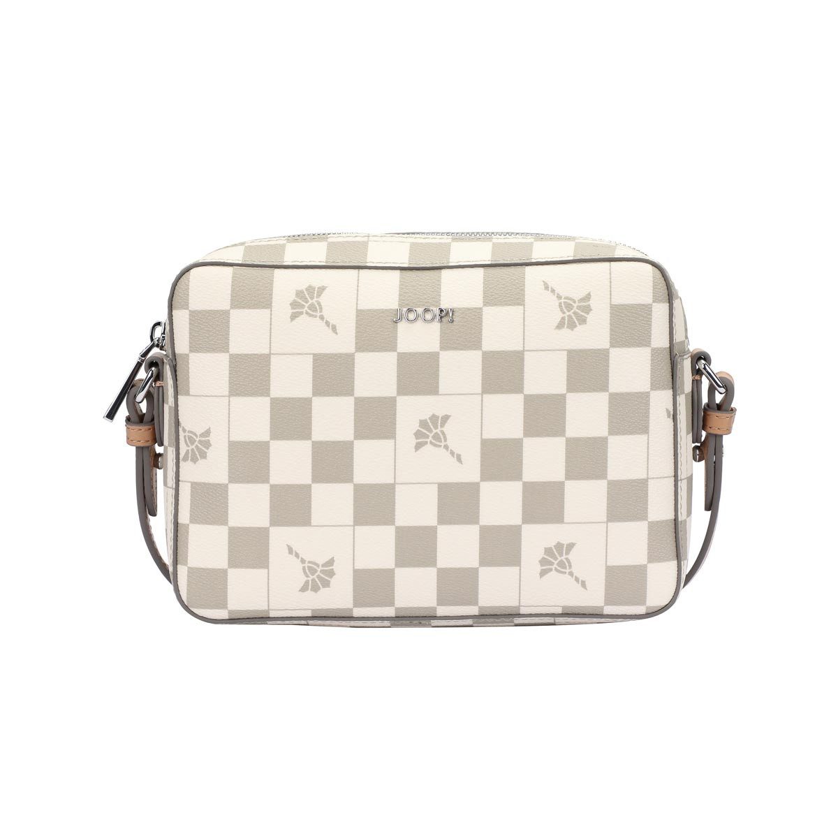 JOOP! Schultertasche 4140006250 Cortina Piazza Cloe Shoulderbag Shz mud (ein Stück, 1-tlg., ca. B/H/T 21/15/6 cm), Innenfächer