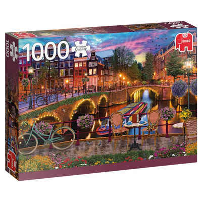 Puzzle 18860 David Maclean Die Grachten von Amsterdam, 1000 Puzzleteile