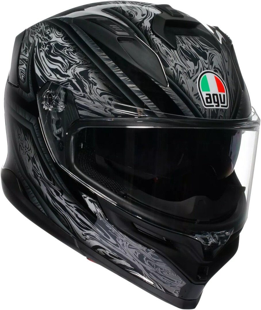 AGV Motorradhelm K7 Damascus S26 Helm, vorbereitet für Kommunikationssystem,integriertes Sonnenvisier