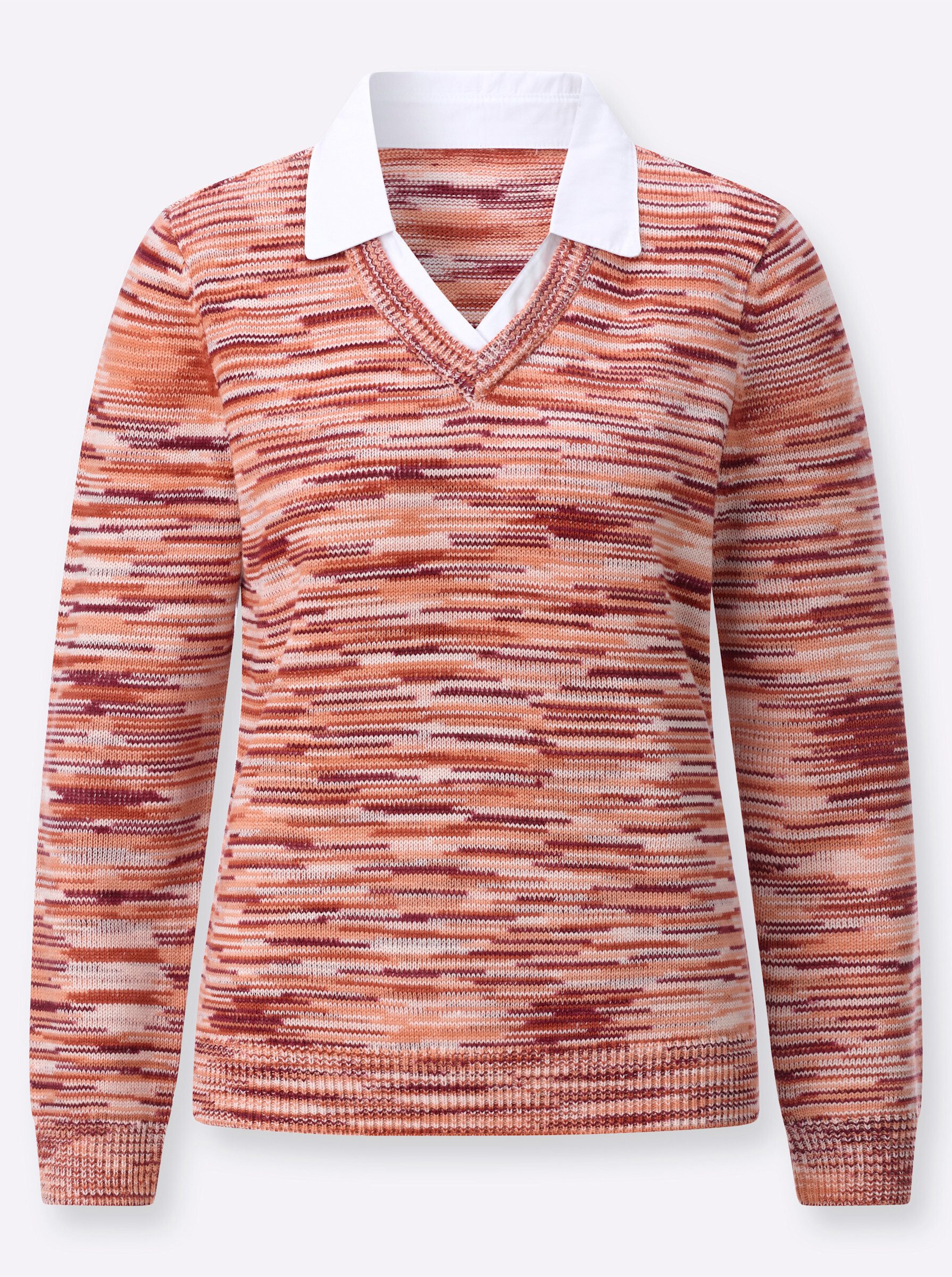 Witt Strickpullover 2-in-1-Pullover Langarm Jersey
