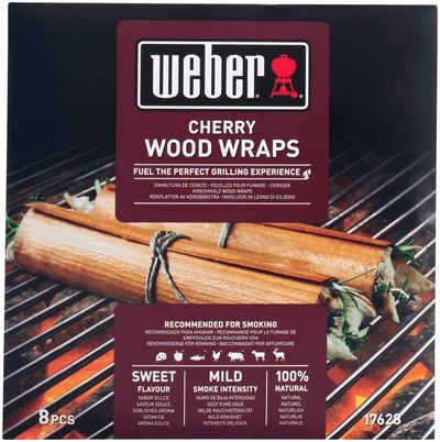 Weber Aromaplanke »Wood Wraps Kirschholz«, Holz, (8-St), 100% natürlich