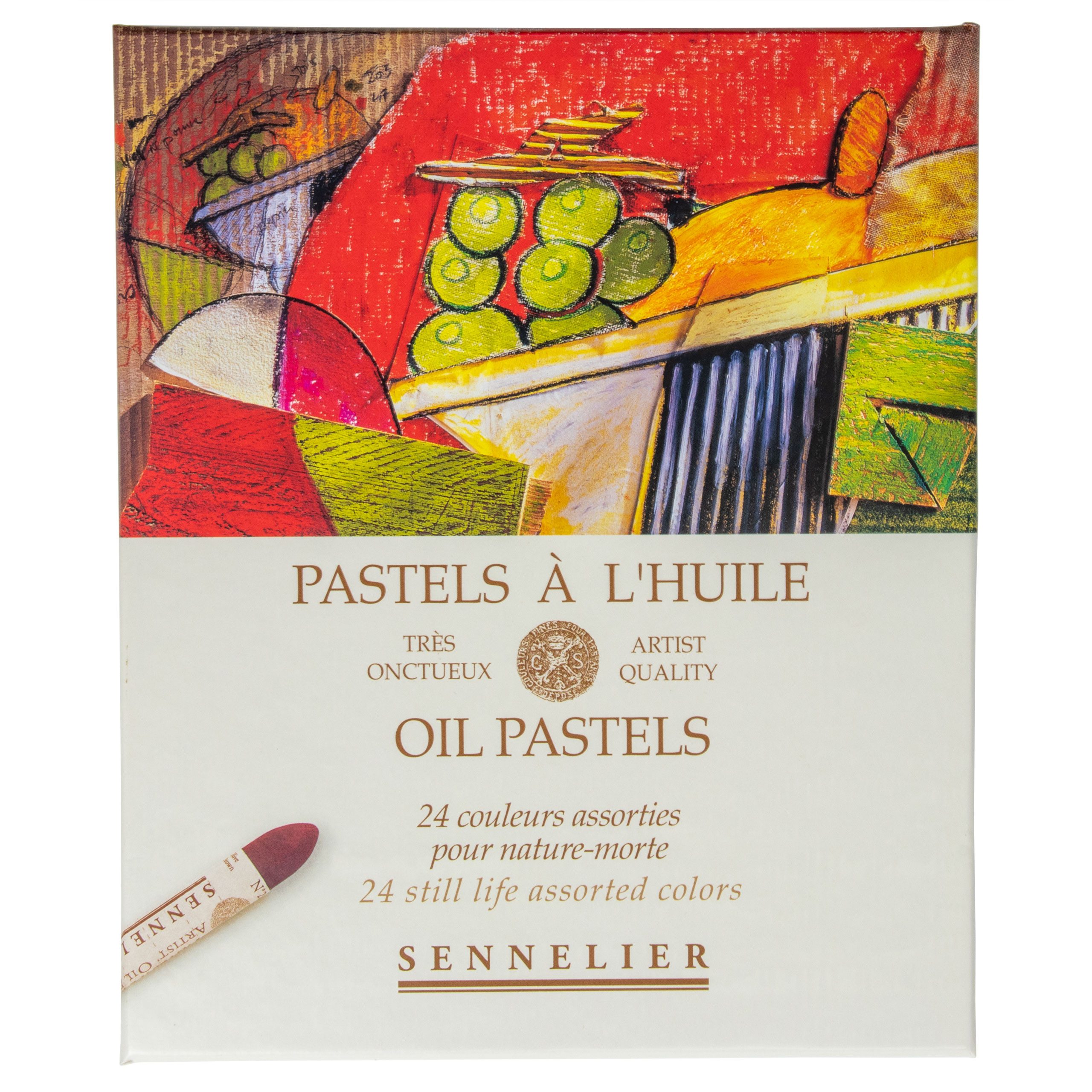 SENNELIER Ölfarbe Oil Pastels - Stilleben - Karton mit 24 Ölpastellen - N132520.242