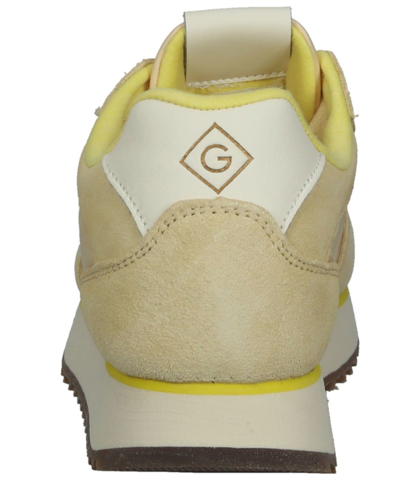 Veloursleder/Textil Sneaker Gelb Sneaker Gant