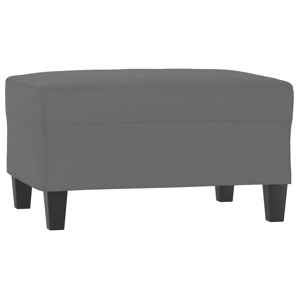 vidaXL Polsterhocker Fußhocker Dunkelgrau 70x55x41 cm günstig online kaufen
