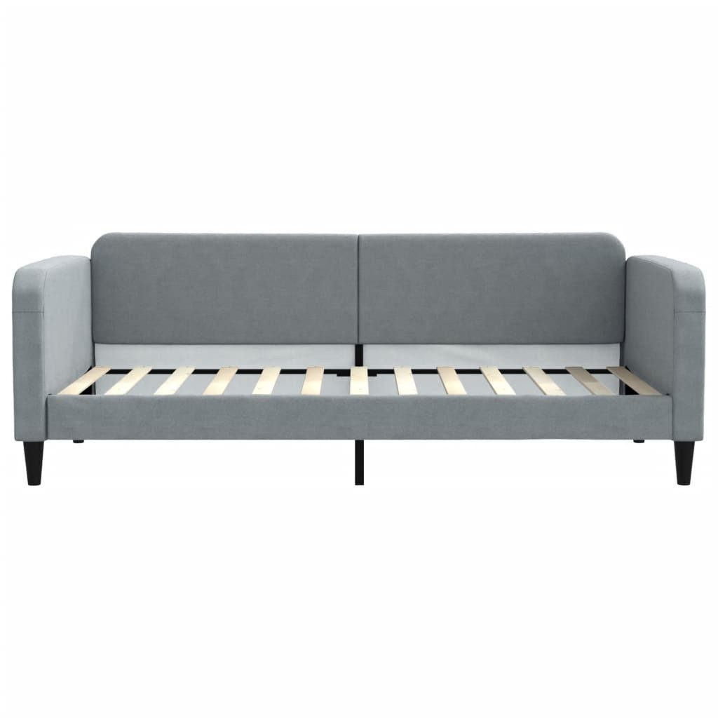 vidaXL Bett Tagesbett Hellgrau 90x200 cm günstig online kaufen