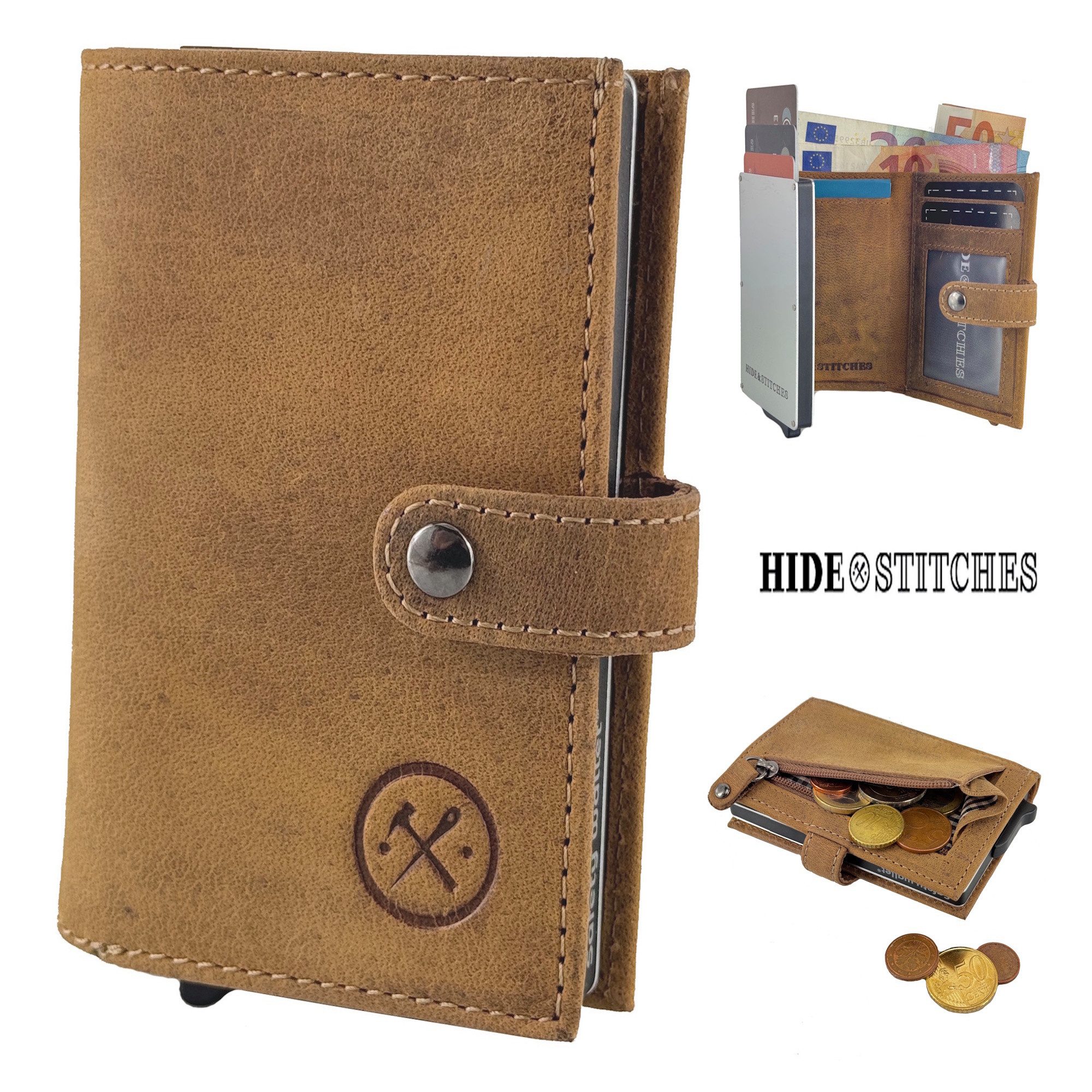 Hide & Stitches Geldbörse Slim Wallet günstig online kaufen