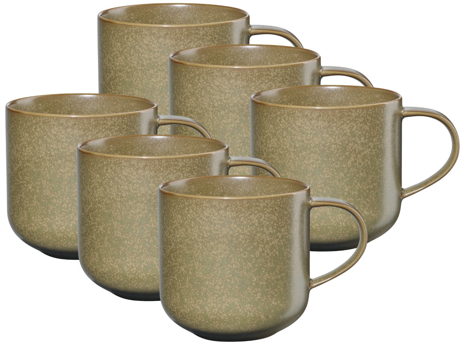 Geschirr-Set COPPA Henkelbecher miso 0,4 l Set6