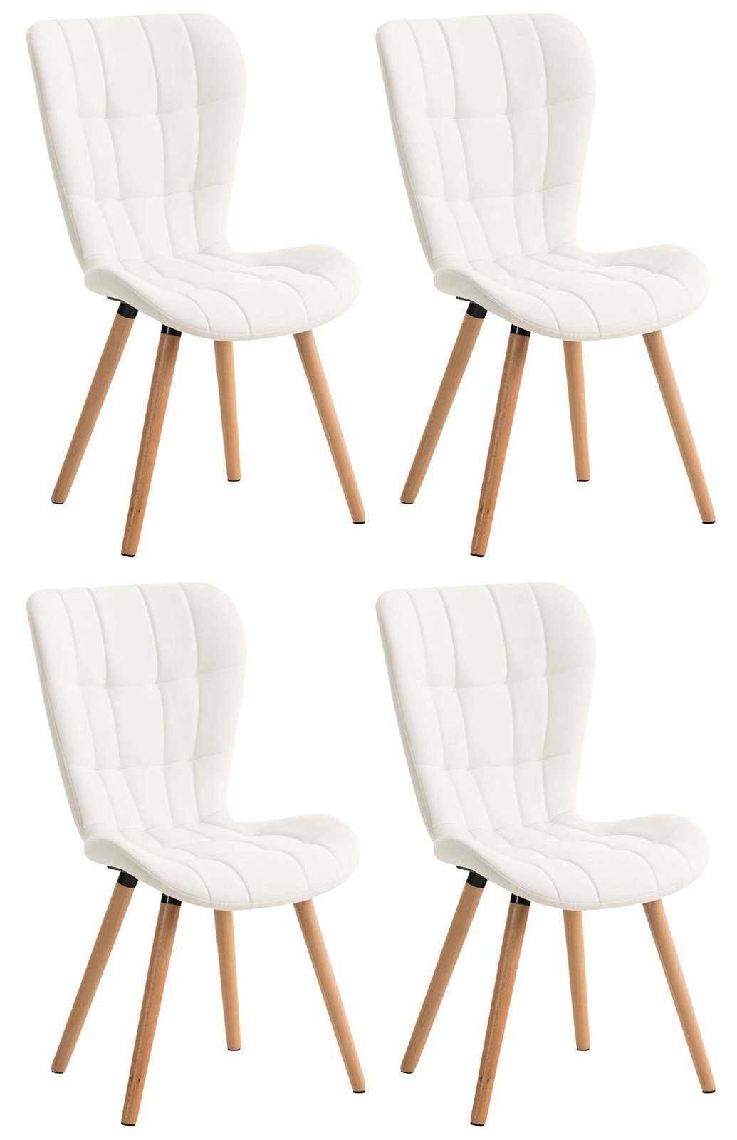 CLP Esszimmerstuhl Elda Kunstleder (4er Set), günstig online kaufen