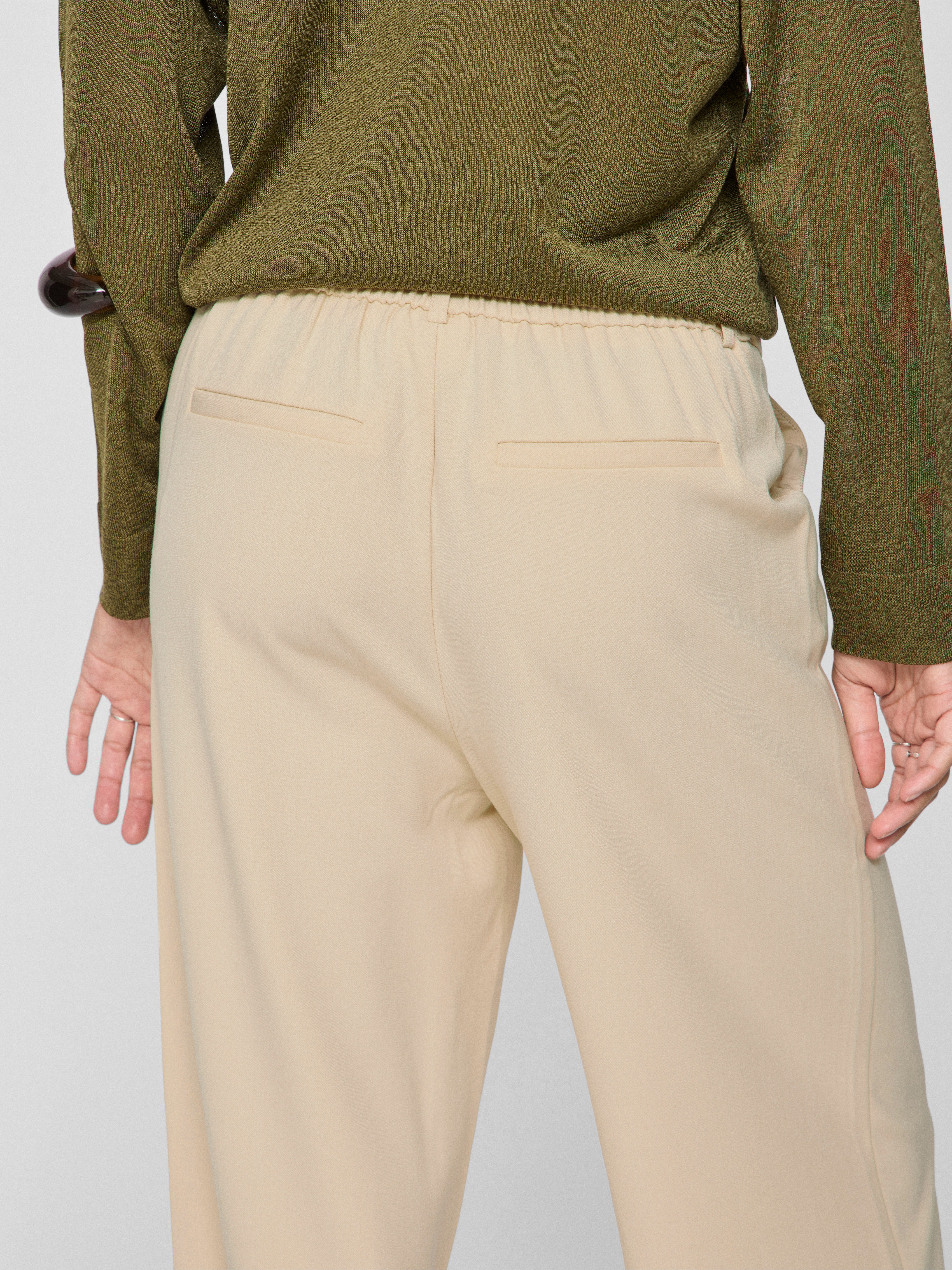 Vila Anzughose VIVARONE HW WIDE PANT - NOOS Materialmix, slim fit